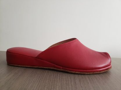 Pantufla de Cuero Roja - Imagen 7