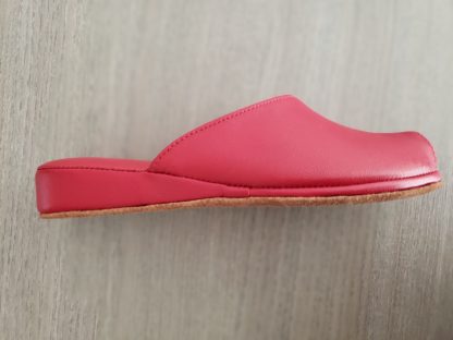 Pantufla de Cuero Roja - Imagen 4