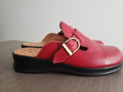 Zueco de Cuero Rojo - Imagen 6