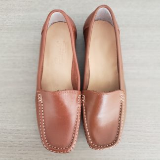 Mocasín de Cuero Tostado