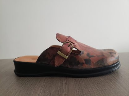 Zueco de Cuero Modelo Flores - Imagen 5